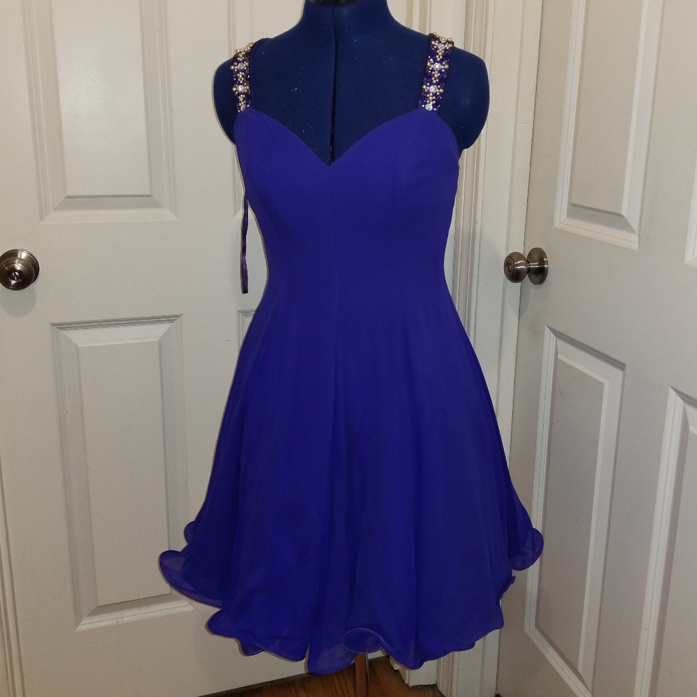 Blue NiteLine by Della Roufogali semi-formal Dress